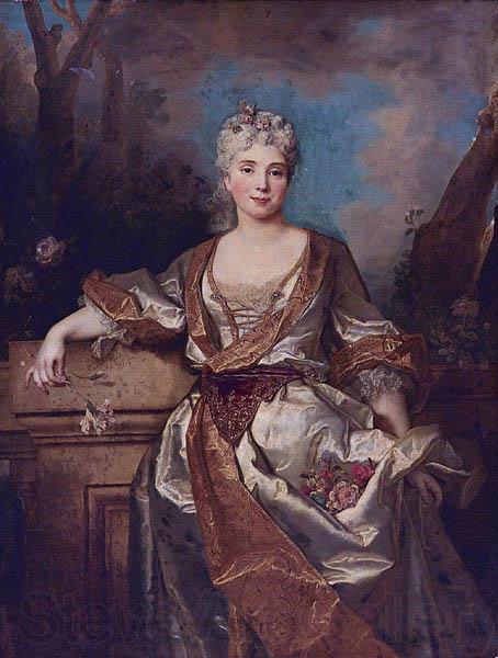 Nicolas de Largilliere Jeanne-Henriette de Fourcy, Marquise de Puysegur Norge oil painting art